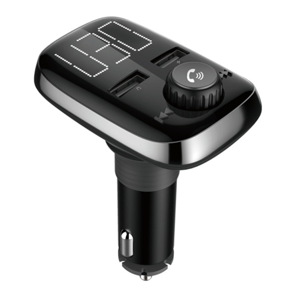 BT74 Car Bluetooth MP3 Music Player Digital Large Screen FM Transmitter Handsfree Call Dual USB Car MP3 Player