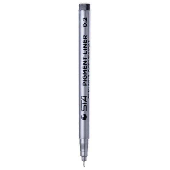 5 PCS Micron Ink Marker Pen Black Fineliner Sketching Pens 0.2mm