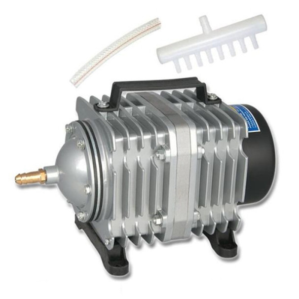 ACO-006 80W 88L/Min Electromagnetic Air Pump Compressor Seafood Fish Tank Increase Oxygen Air Flow Spliter, US Plug