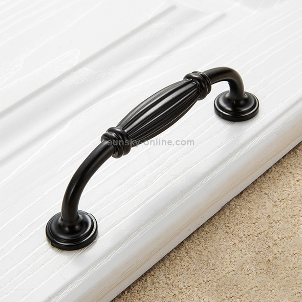 5 PCS 6064_96 Thickened Drawer Cabinet Handle (Black)