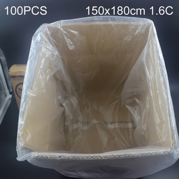 100 PCS 1.6C Dust-proof Moisture-proof Plastic PE Packaging Bag, Size: 150cm x 180cm