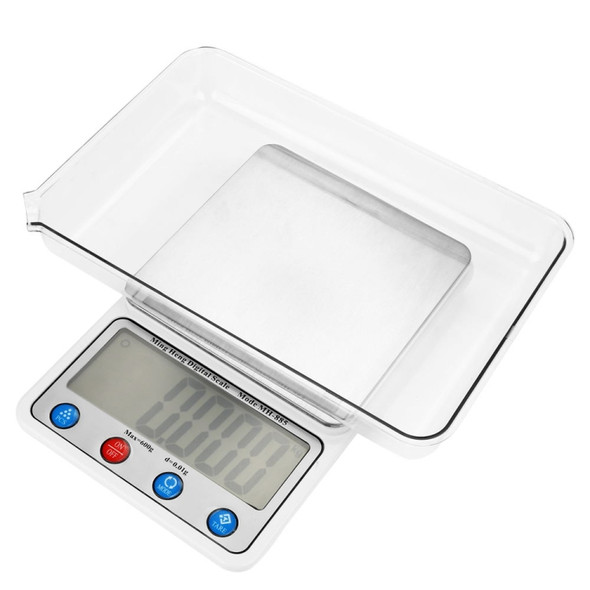 MH-885 600g x 0.01g High Accuracy Digital Electronic Portable Kitchen Scale Balance Device with 4.5 inch LCD Screen