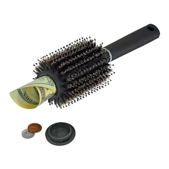 Multifunctional Concealed Portable Storage Comb For Roller Comb Storage Box(Black)