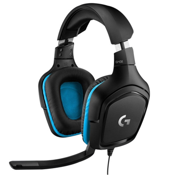 Logitech G431 Dolby 7.1 Surround Sound Stereo Folding Noise Reduction Competition Gaming Headset