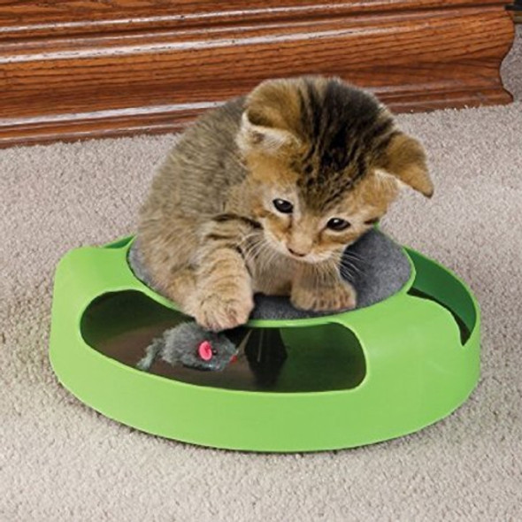 Pet Supplies Cat Plastic Catch the Mouse Interactive Turntable Pet Toys