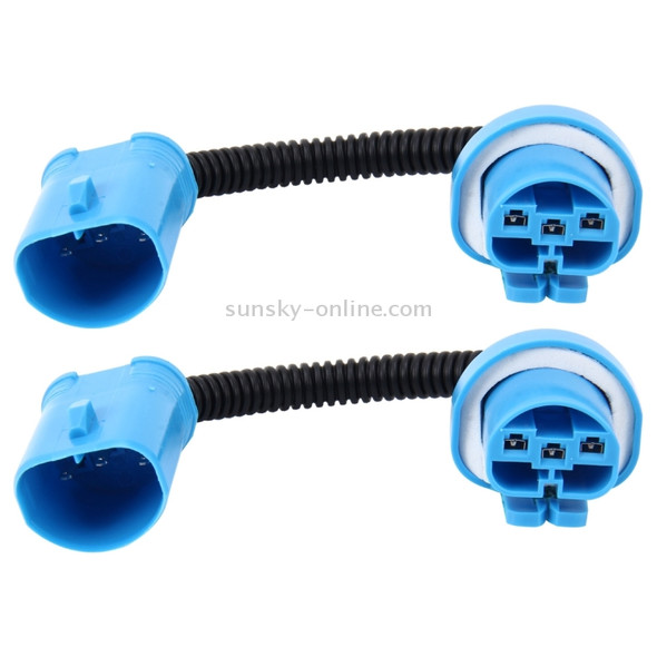 2 PCS 9004/9007 Car HID Xenon Headlight Male to Female Conversion Cable