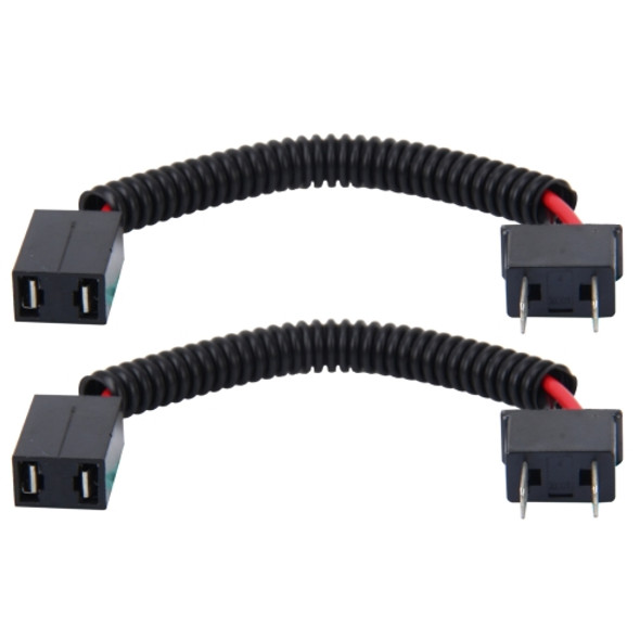 2 PCS H7 Car HID Xenon Headlight Male to Female Conversion Cable