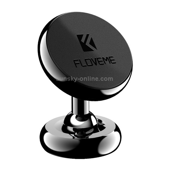 FLOVEME Auto Car Car Central Console Metal Magnetic Holder (Black)