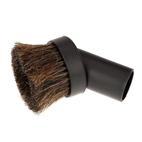 32mm Vacuum cleaner brush head Home Use Mixed Horse Hair Oval Cleaning Brush Head Vacuum Cleaner Accessories Tool(Black)
