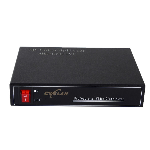 Coaxial AHD / CVI / TVI 1 into 4 Video Signal Splitter