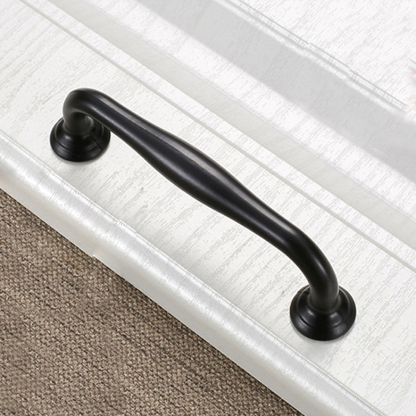 10 PCS 6291C-96 Simple Cabinet Door Handle Drawer Wardrobe Handle (Black)