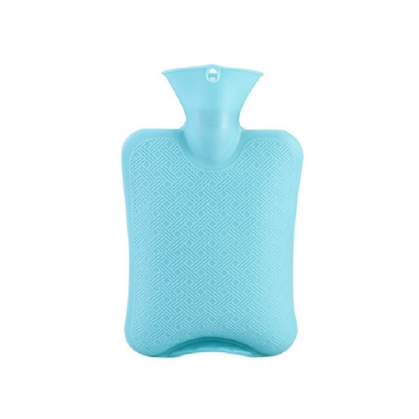 Medium 1000ml Irrigation Hand Warmer Thick PVC Silicone Hot Water Bottle(Blue)