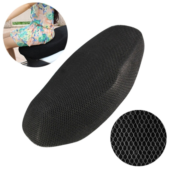 Motorcycle Breathable Sunscreen Double Layer 3D Honeycomb Small Hole Polyester Cushion Mesh, Size: XXL, Length: 92cm; Width: 55cm