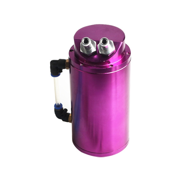 Automotive Round Oil Filter Pot Power Modified Engine Oil Breathable Pot (Purple)