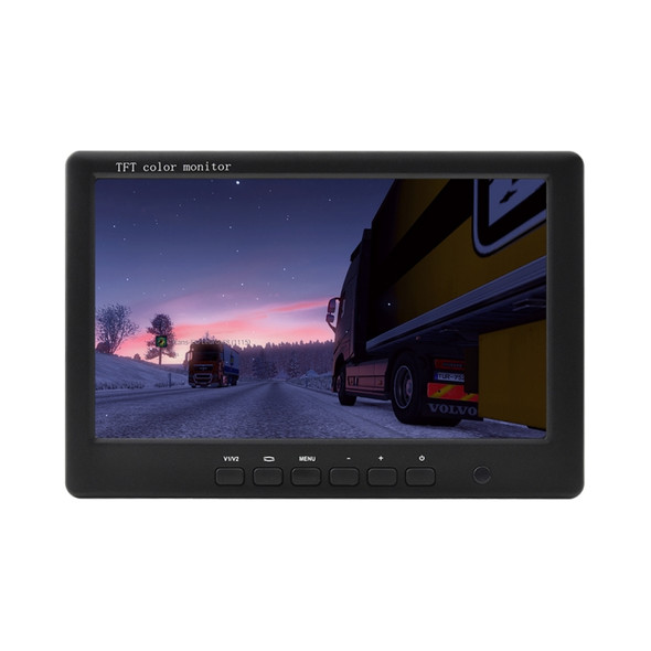 T2027 7 inch HD Night Vision Car Rear View Backup Single Cameras Rearview Monitor