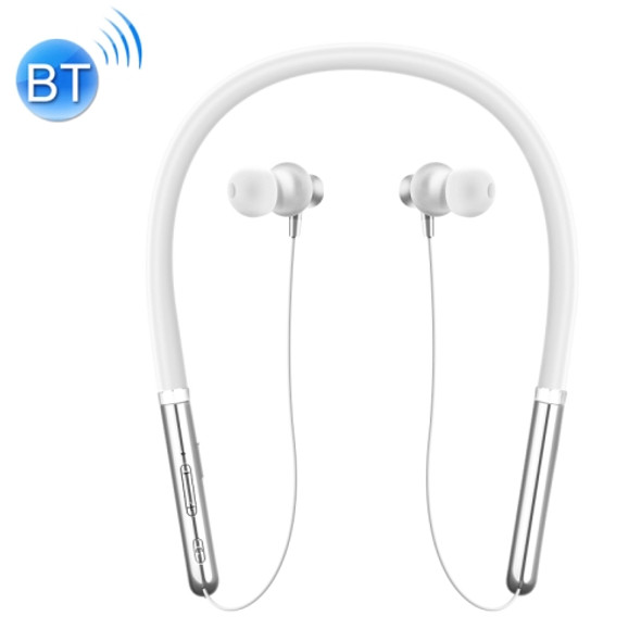 Q30 Neck Hanging Type Sport Bass Stereophonic Magnetic Attraction Bluetooth V5.0 Bluetooth Headphone(White)