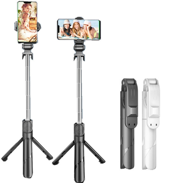 XT02P Mini Bluetooth Live Tripod Selfie Stick(White)