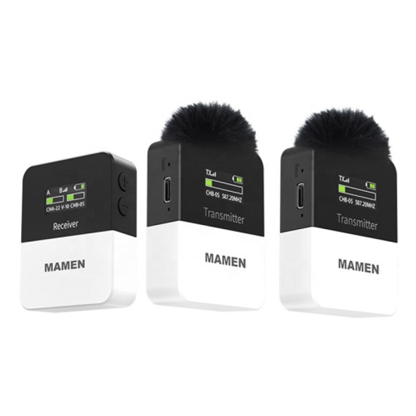 MAMEN KT-W1 Live Single-Reverse Camera Microphone, Specification: 2 in 1