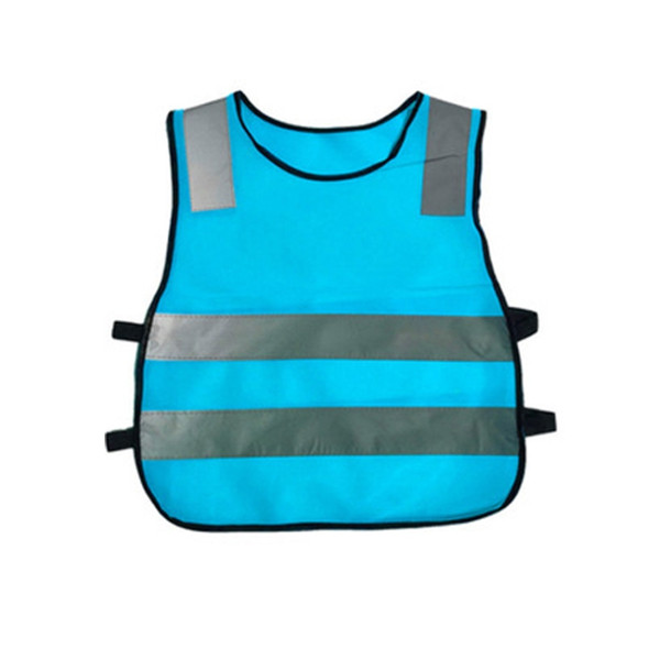 Safety Kids Reflective Stripes Clothing Children Reflective Vest(Blue)