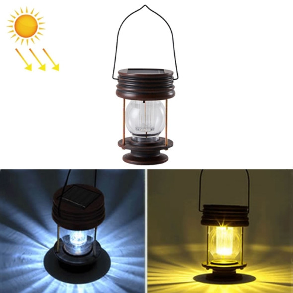 HSR002 Outdoor Retro Solar Lantern Camping Light, Spec: Portable-White Light