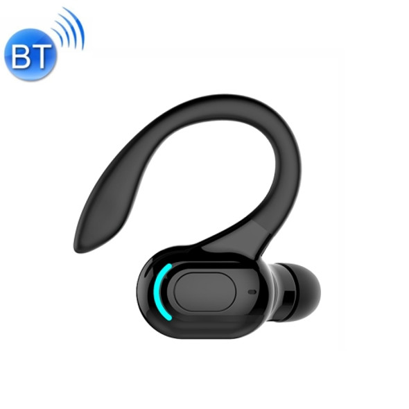 F8 Bluetooth 5.1 Ear-Mounted Stereo Wireless Sports Earphone(Black)