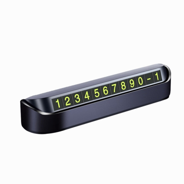 3 PCS JK-297 Hidden Parking Number Card Nightlight Number Button Parking Number Card, Style: Double-number Card (Black)