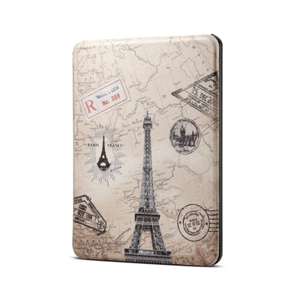 For Amazon Kindle Paperwhite 5 2021 Pattern PU Leather Tablet Case(Eiffel Tower)