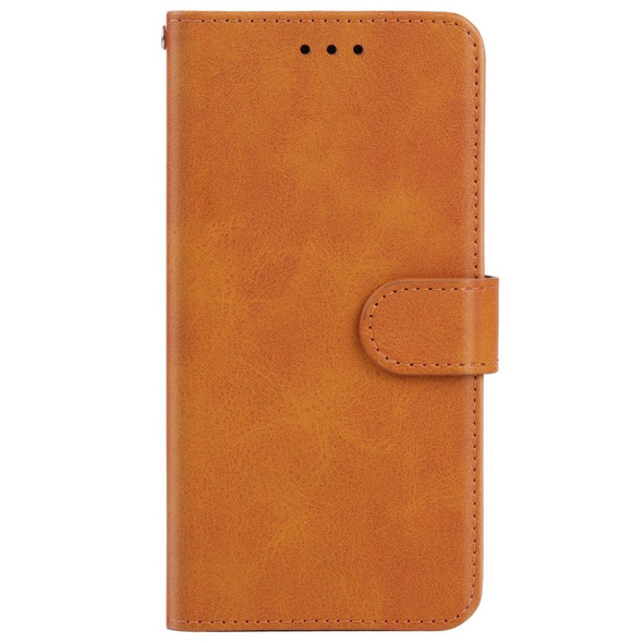 Leather Phone Case For Samsung Galaxy Note10 5G(Brown)