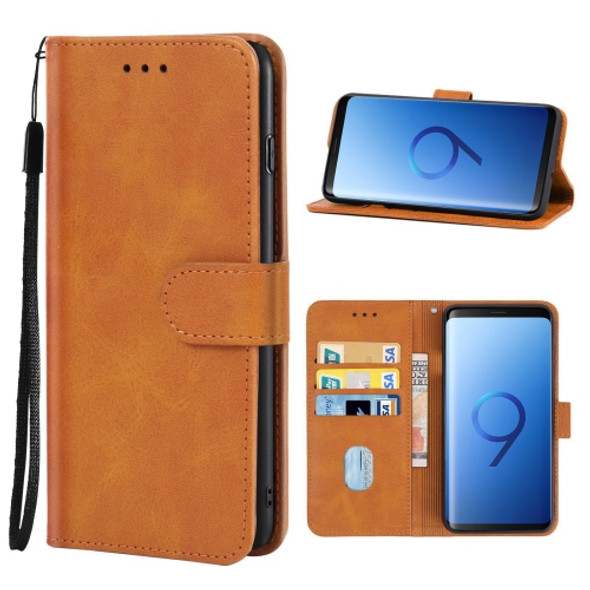 Leather Phone Case For Samsung Galaxy S9(Brown)