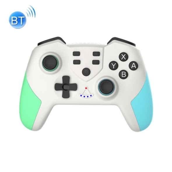 T23 Macro Programming Six-Axis Wireless Bluetooth Handle With NFC For Switch Pro(Blue Green)