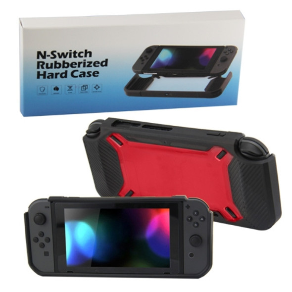 Scratch-Resistant Back Cover For Nintendo Switch(Black + Red)