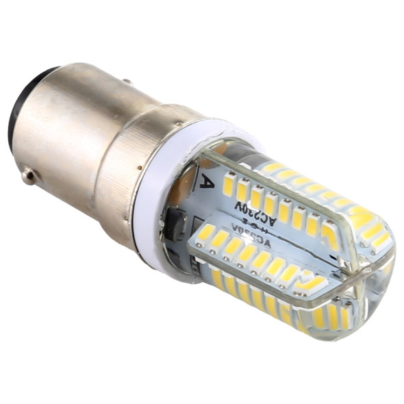 E15 SMD 3014 64 LEDs Dimmable LED Corn Light, AC 220V (White Light)