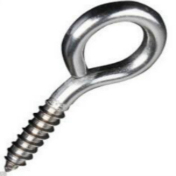 20 PCS Light Hook Nail Self-tapping Screw Triangle Thread Tip Tail Lhand Screw Eye(1.8×22×7mm)