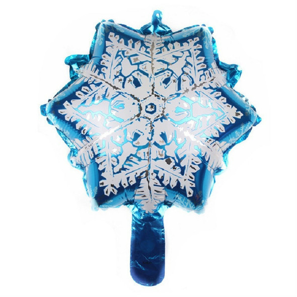 5 PCS Snowflake Shaped Holiday Decoration Aluminum Film Balloon, Size:29×40cm Mini Snowflake