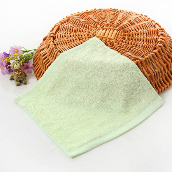2 PCS Wood Fiber Small Square Dish Towel(Green)