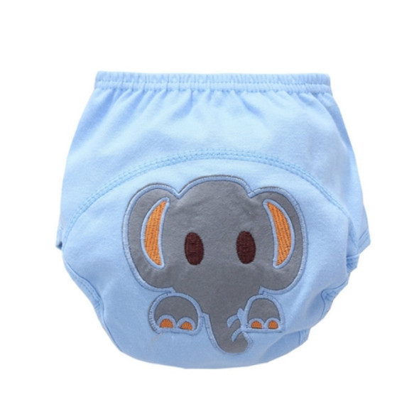 Infant Cartoon Pattern Training Crawling Underpants Cotton Leak-proof Diaper, Appropriate Height:80cm(Elephant)