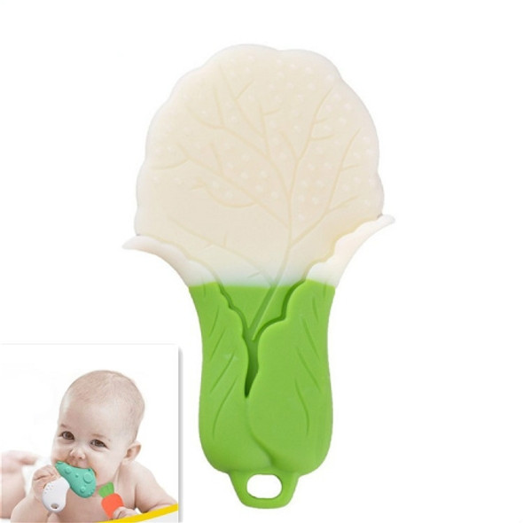 Baby Silicone Teether Children Teeth Molars Baby Products(Cabbage)