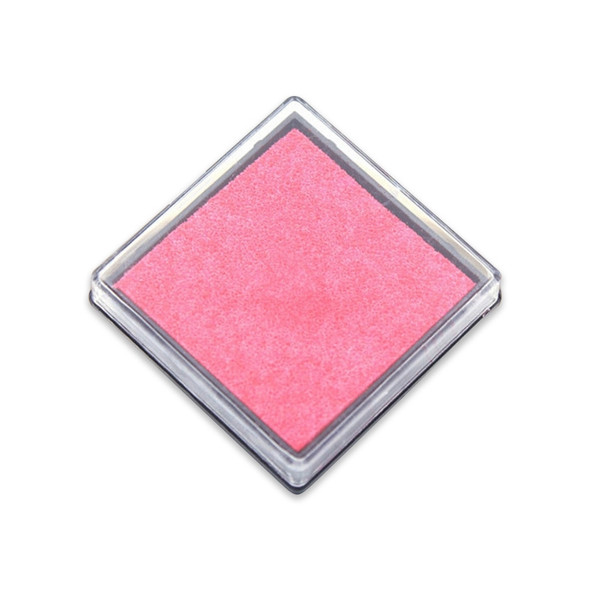 5 PCS Creative Color Ink Pad Small Ink Pad, Size:4x4cm(Pink)