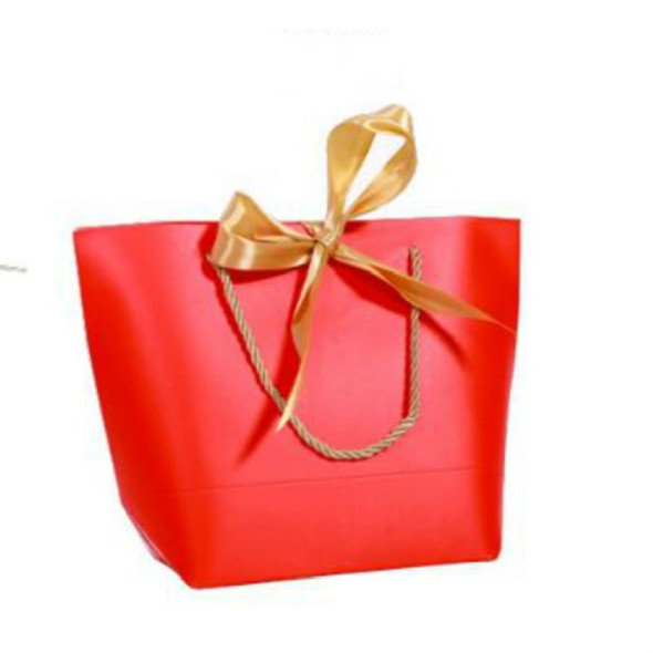 2 PCS Present Box For Clothes Books With Handles, Size:42x12x27CM(Red)