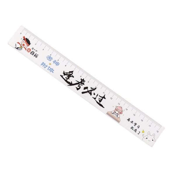 18cm Girl Heart Student Flexible Magnetic Ruler Stationery(Test Must Pass)