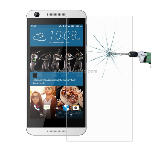 2 PCS for HTC Desire 626 0.26mm 9H Surface Hardness 2.5D Explosion-proof Tempered Glass Screen Film