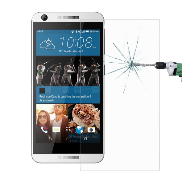 2 PCS for HTC Desire 626 0.26mm 9H Surface Hardness 2.5D Explosion-proof Tempered Glass Screen Film