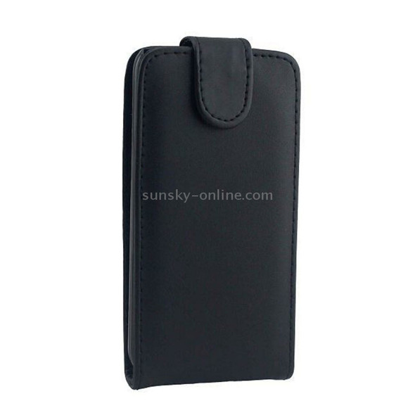 For HTC Desire 510 Vertical Flip Magnetic Snap Leather Case(Black)