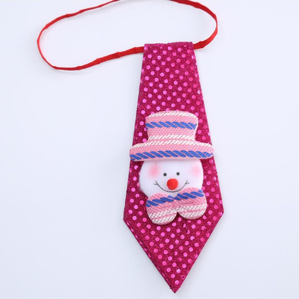 Christmas Kids Santa Claus Ties(Pink)