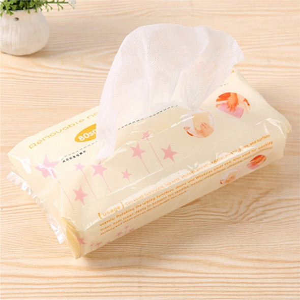 80 Sheet Pull-type Environmental Protection Disposable Non-woven DishCloth(Beige)
