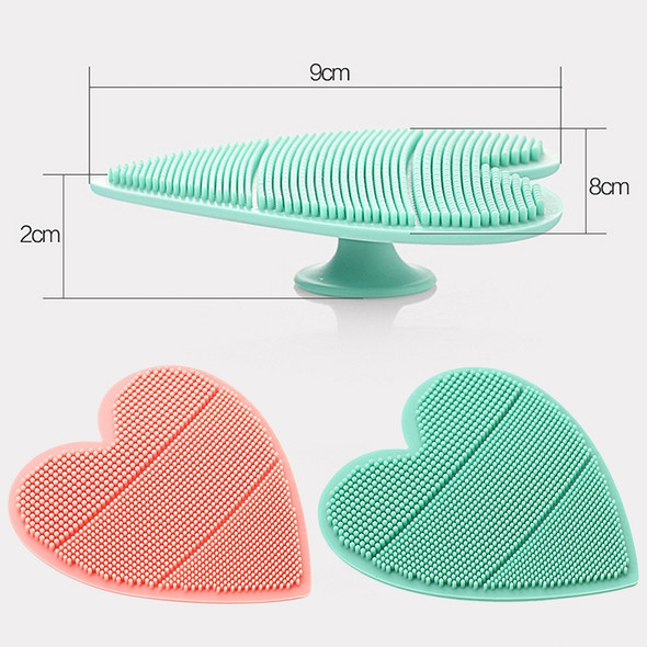 Baby Silicone Shampoo Brush Soft and Comfortable Baby Shower Massage Brush Infant Care Products(Pink)