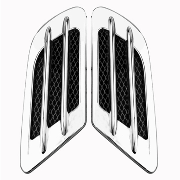 Car Decoration Stickers, Pair(Silver)