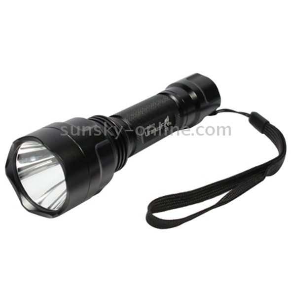 1200LM Portable Aluminum Flashlight, 5 Modes, Waterproof, 1 CREE Q5 LED (Black)