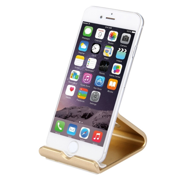 Exquisite Aluminium Alloy Desktop Holder Stand DOCK Cradle, For Xiaomi, iPhone, Samsung, HTC, LG and 7 inch Tablet(Gold)