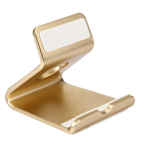 Exquisite Aluminium Alloy Desktop Holder Stand DOCK Cradle, For Xiaomi, iPhone, Samsung, HTC, LG and 7 inch Tablet(Gold)